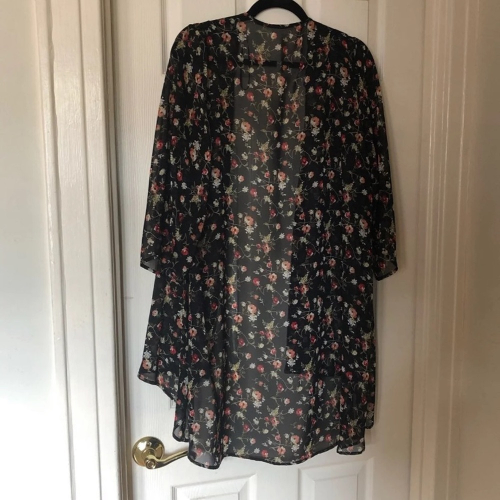 Kimono Wrap Cape Floral
